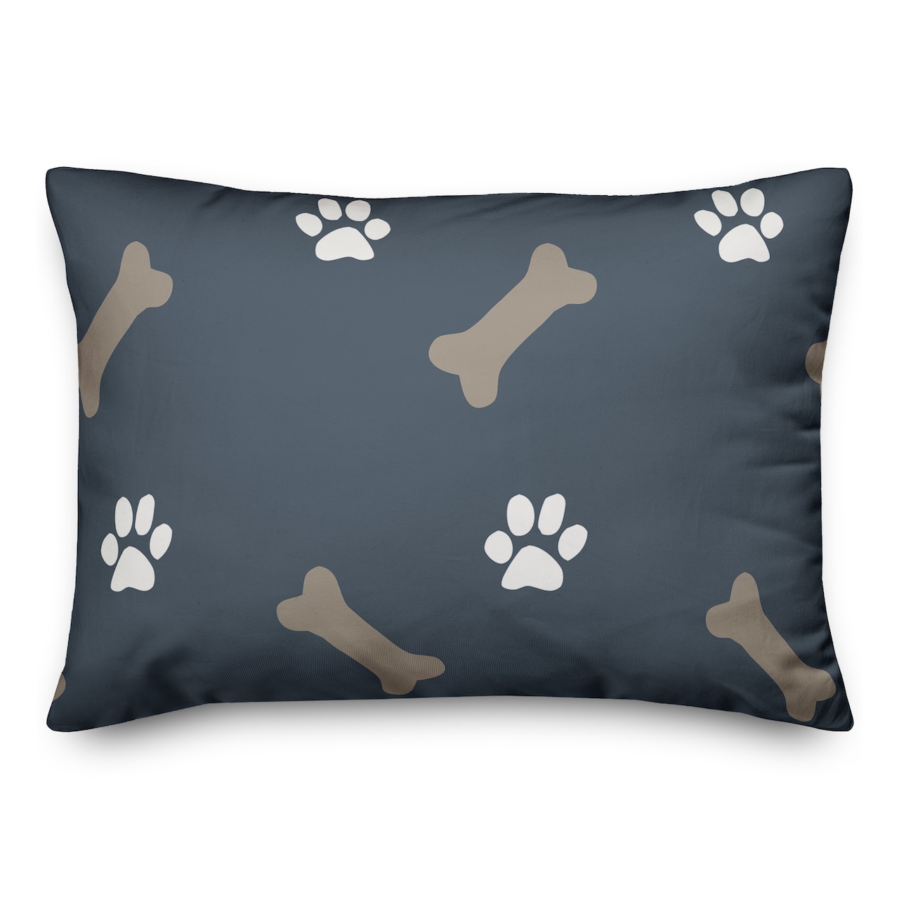 Bones & Paws Indoor/Outdoor Lumbar Throw Pillow
